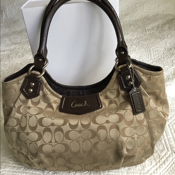 Coach Handbags - Coach Signature Jacquard